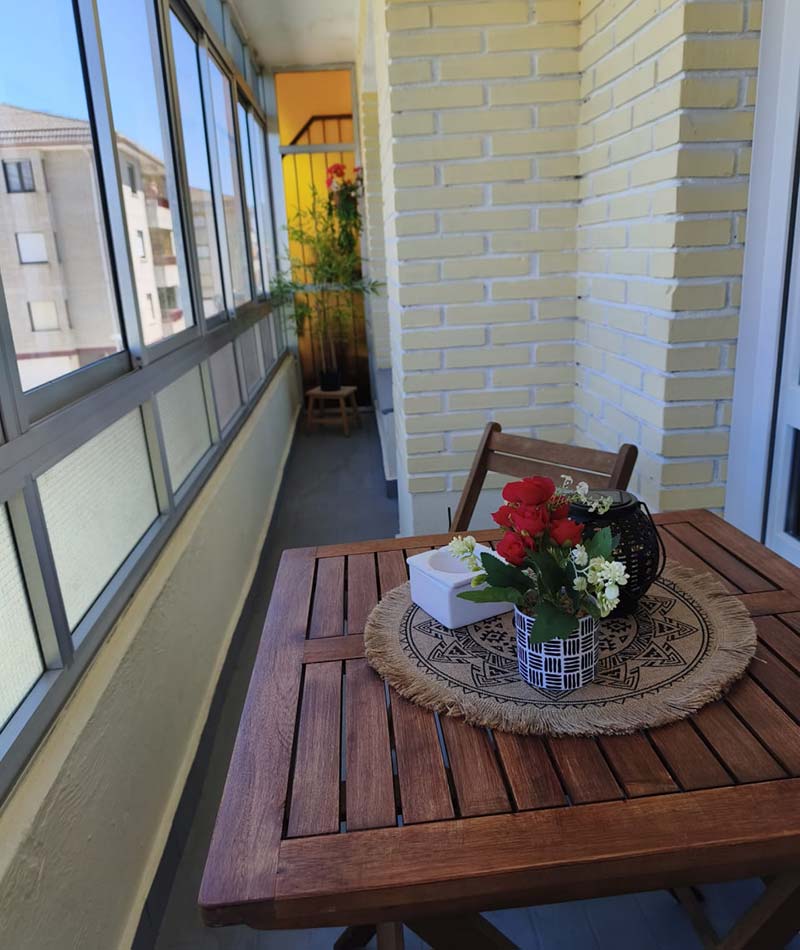 Terraza- Lunair Ciudad de Medina - Vivienda Turística en Medina de Pomar - Burgos